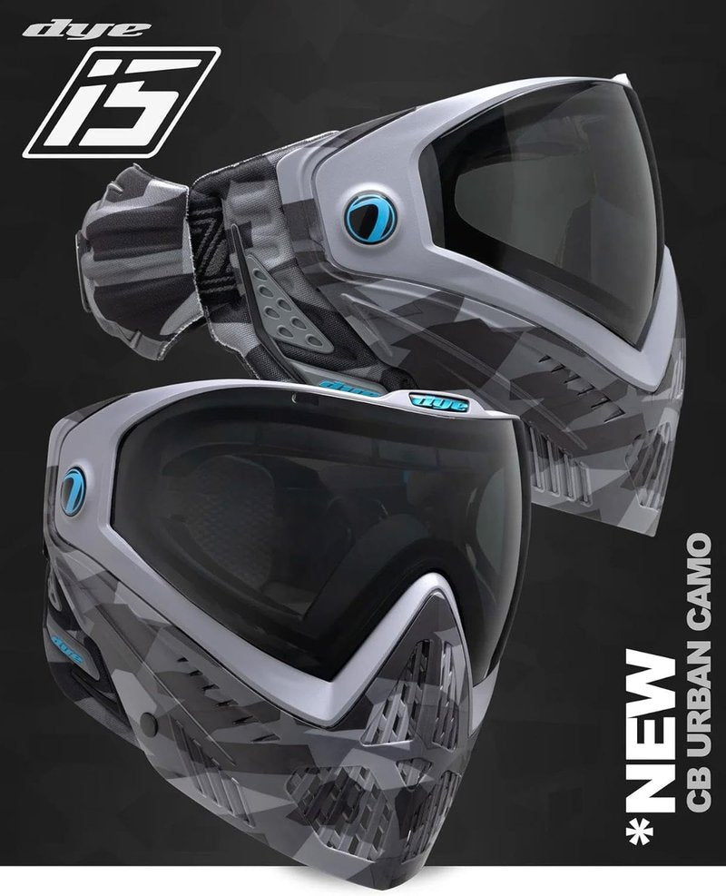 Maddog Dye i5 Thermal Anti-Fog Paintball Mask - Safety Certified Goggle System with Microfiber Bag