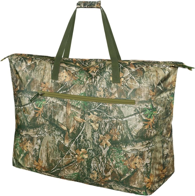 Camouflage Scent Control Bag - Extra Large 42 x 26 Inch Waterproof Smell Proof Storage for Hunting Gear