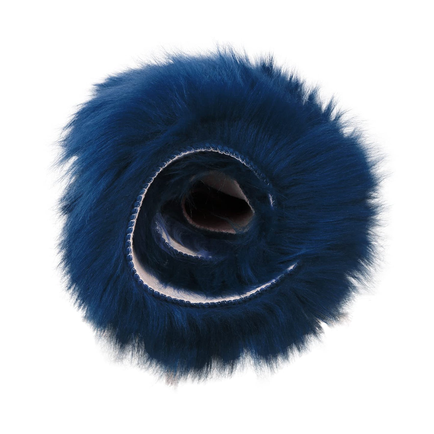 duduta Navy Blue Faux Sheepskin Runner Rugs 2x6 ft, Fluffy Shag Bedroom Bedside Rug Fur Couch Sofa Covers Washable