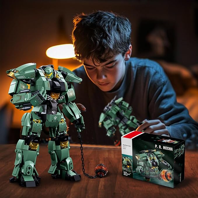 Mech Building Set Annihilation Ranger Warrior Robot Action Figure Building Toys for Adults Compatible with Lego Mech Set 542 PCS