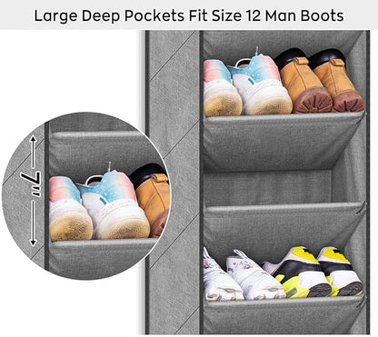 SLEEPING LAMB Over The Door Shoe Organizer