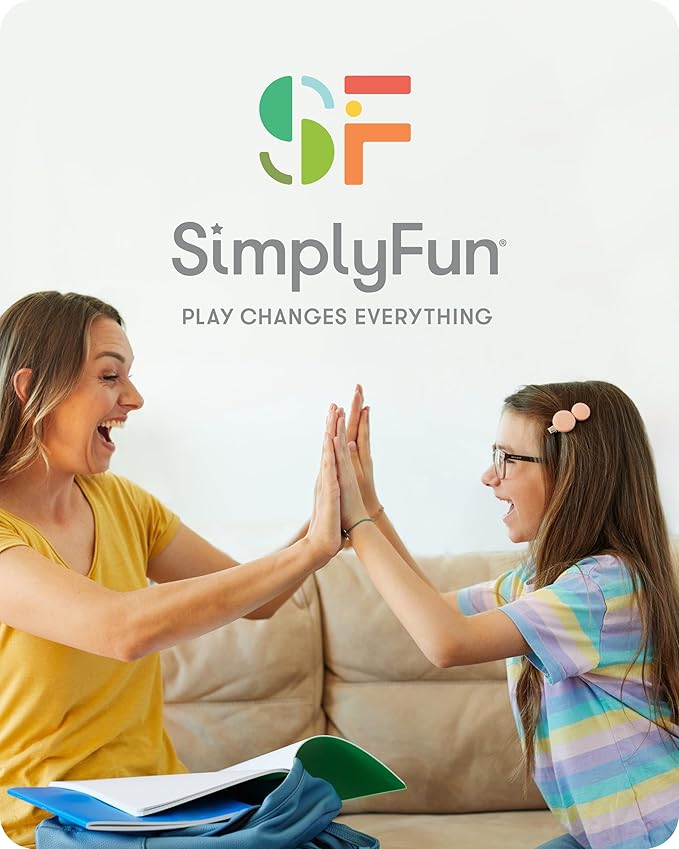 SimplyFun Trifusion – Visual Mapping Strategy Board Game for Kids 2-4 Players Ages 8 and Up – Spatial Reasoning Pattern Recognition &amp Planning – 30 Min Playtime – STEM Board Game