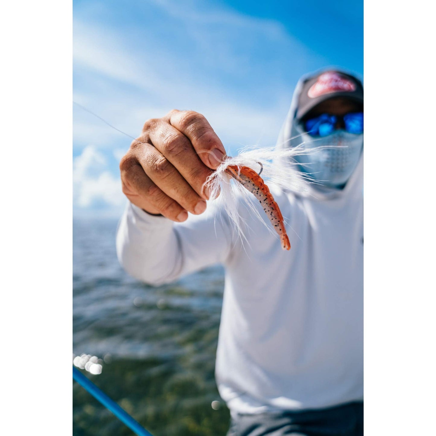 Berkley Gulp! Shrimp Saltwater Fishing Soft Bait, Pearl White/Pink, 3in