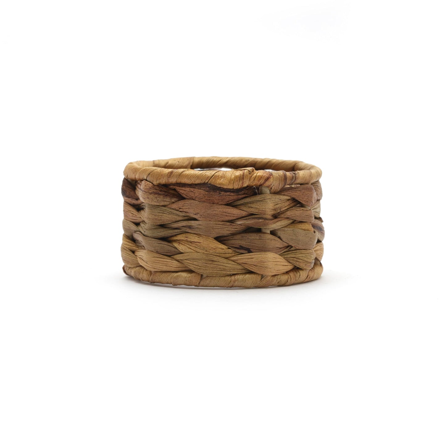 Napkin Rings – Pack of 12, Handwoven Rustic Table Décor (Water Hyacinth)