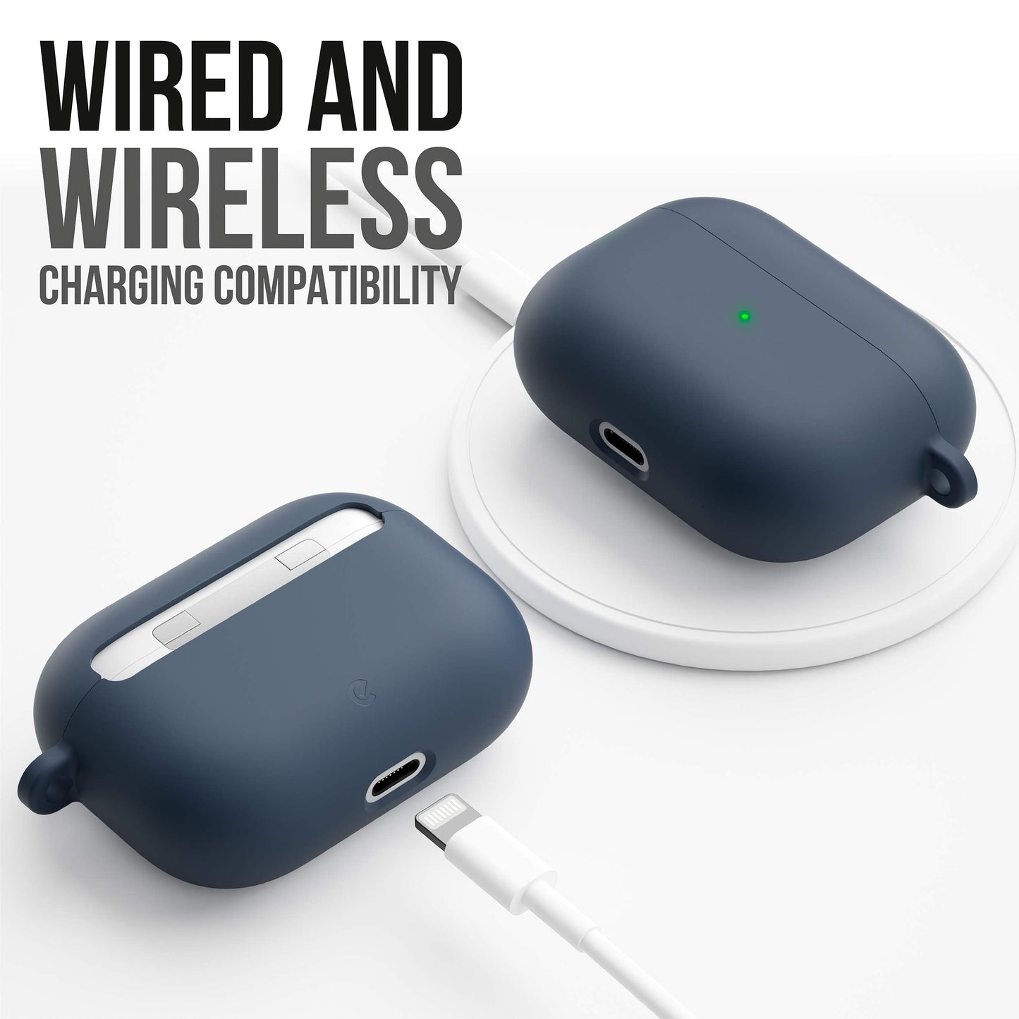 KeyBudz Hybrid Shell Series Compatible with AirPods Pro Case Cover