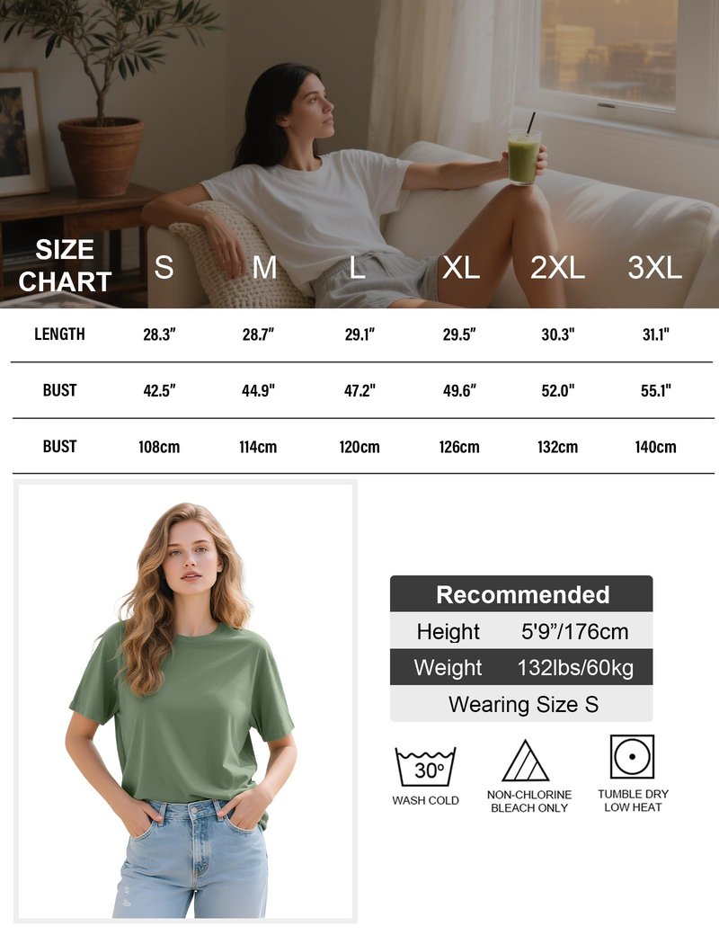 Kinglaman 5 Pack Womens Oversized T Shirts Crew Neck Loose Fit Short Sleeve Tshirts Summer Workout Plus Size Tee Tops 1 Black 1 White 1 Army Green 1 Khaki 1 Dark Pink X-Large