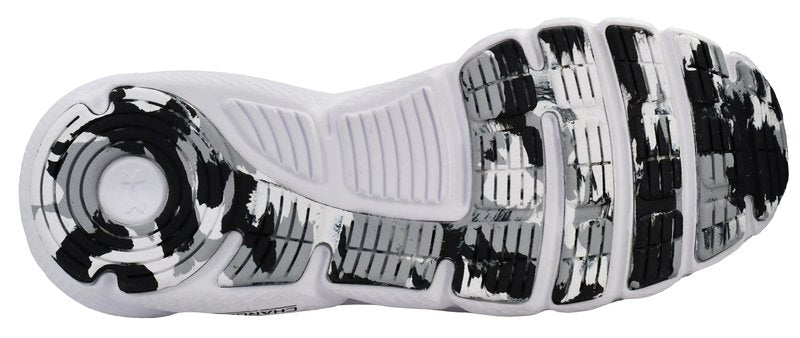 Under Armour Mens Charged Assert 9 Running Shoe, White/Black, 10.5 US