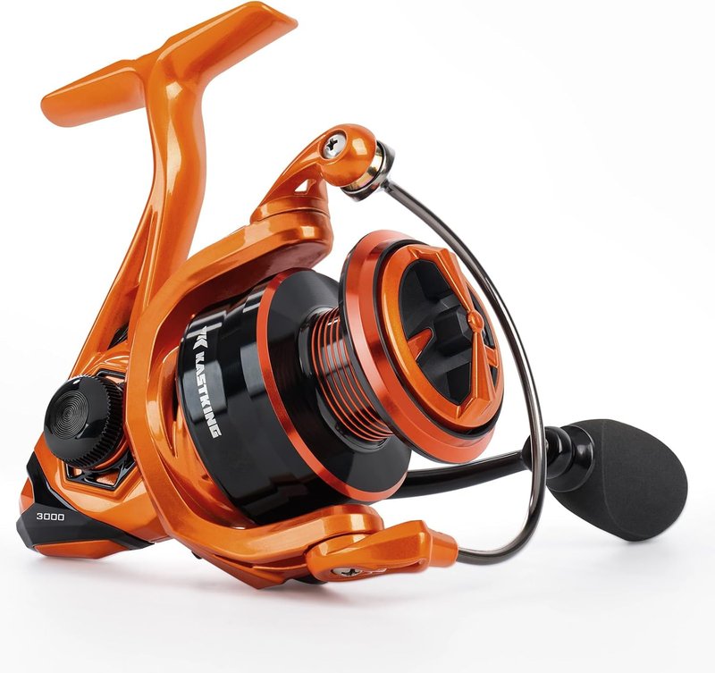 KastKing Lethal Blaze Spinning Fishing Reel - 17.6LB Max Drag, 5.2:1 Gear Ratio, Ultra-Smooth for Bass & Trout Fishing