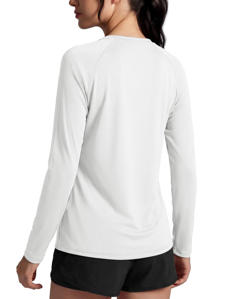 TACVASEN Women's Long Sleeve Sun Shirts UPF 50+ UV Protection Rash Guard Swim Shirts Quick Dry Workout Tops