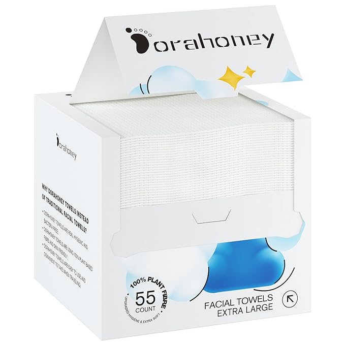 Disposable Face Towels, Ultra Soft Facial Towels