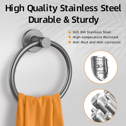 Towel Ring 2Pack, SUS304 Stainless Steel Hand Towel Holder