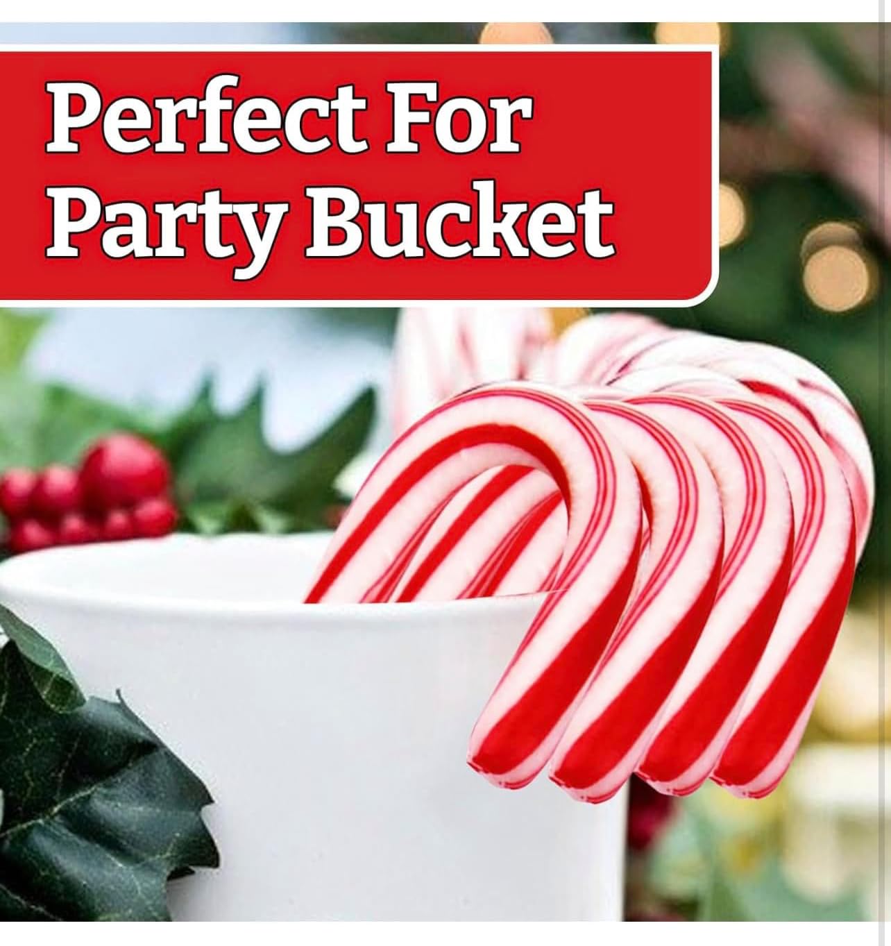 Candy Canes Individually Wrapped | Red and Whites Striped Peppermint Flavored Candy Canes | (72 - Count Candy Canes)