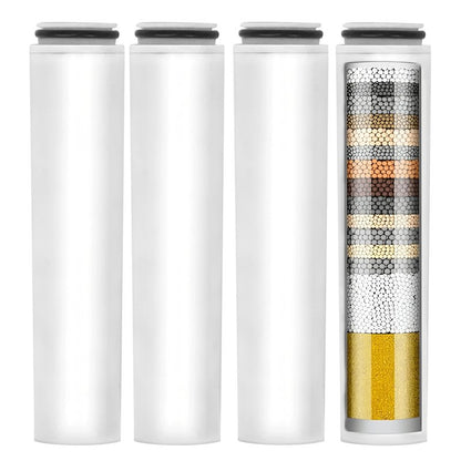 4 Pack Shower Head Filter Replacement Compatible With Cobbe®, Handheld Shower Head Filters for Hard Water, Removes Chlorine & Heavy Metals to Improve Skin & Hair