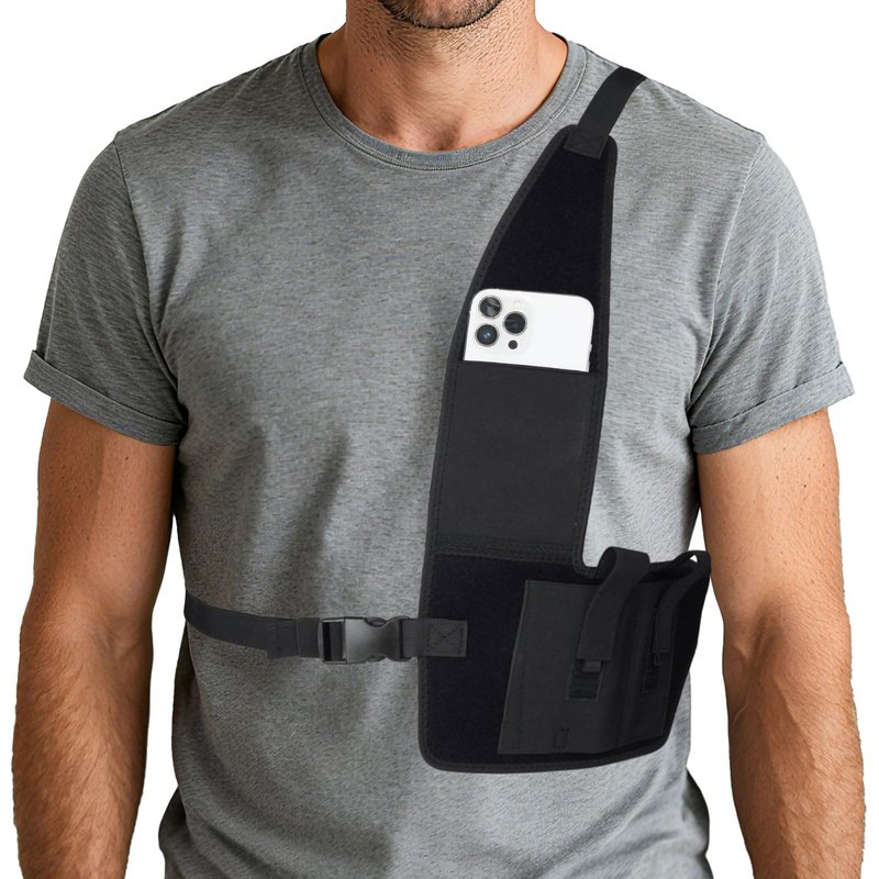 RAWILL Shoulder Holster for Men and Women Fits Glock 17/19/23,1911, Beretta 92FS, Sig P320/P220, S&W, M&P, Shield, Adjustable Holsters for Concealed Carry, Right Hand