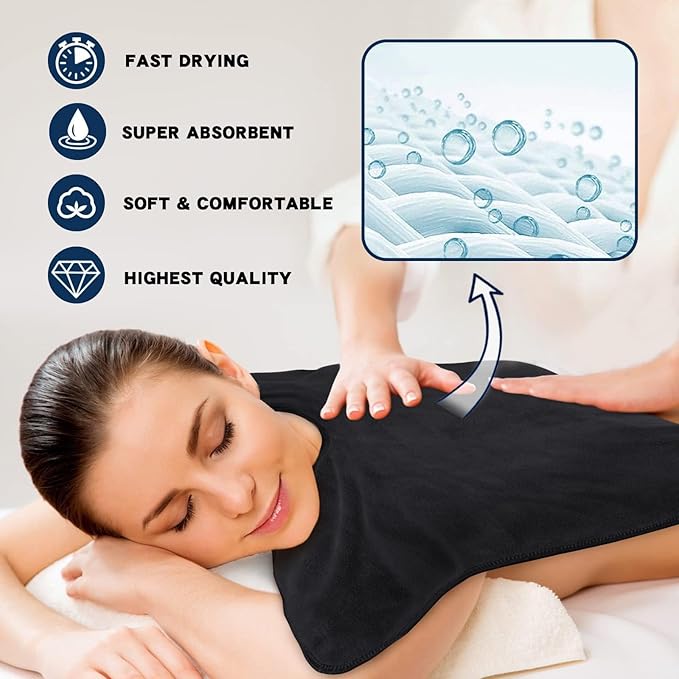 SINLAND Microfiber Esthetician Towels