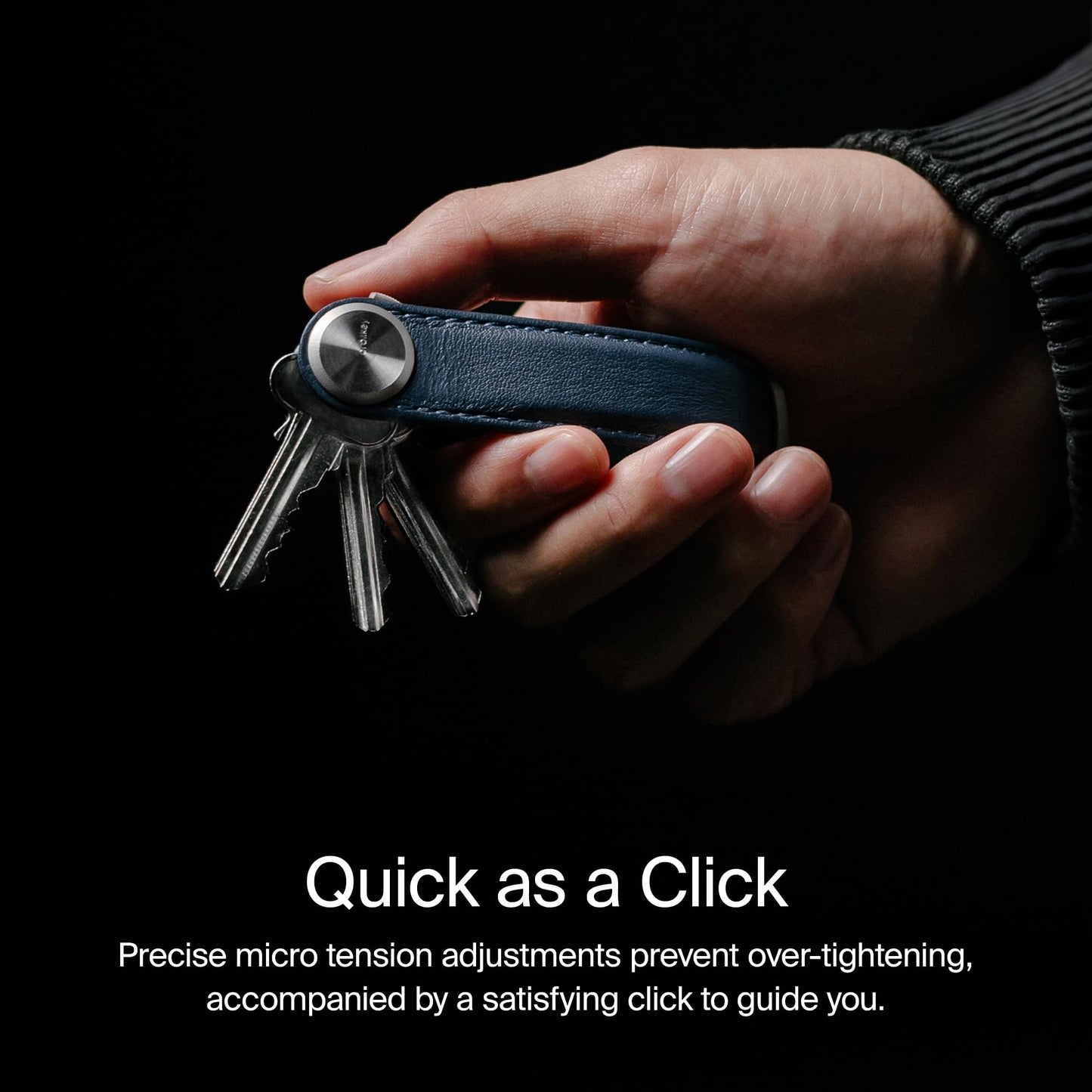 Orbitkey Key Organizer Pro - Leather (Sapphire)