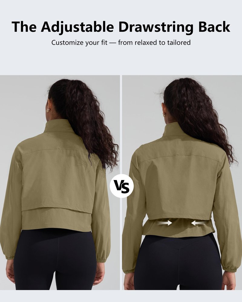 YIPINK Workout Jackets for Women Lightweight Running Jackets Full Zip Yoga Athletic Clothes Slim Fit with Pockets