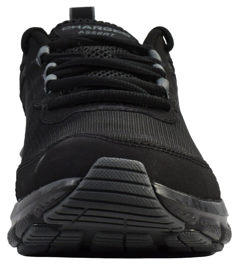Under Armour Men's Charged Assert 9 Camo, Black/Black/Pitch Gray, 8.5 US