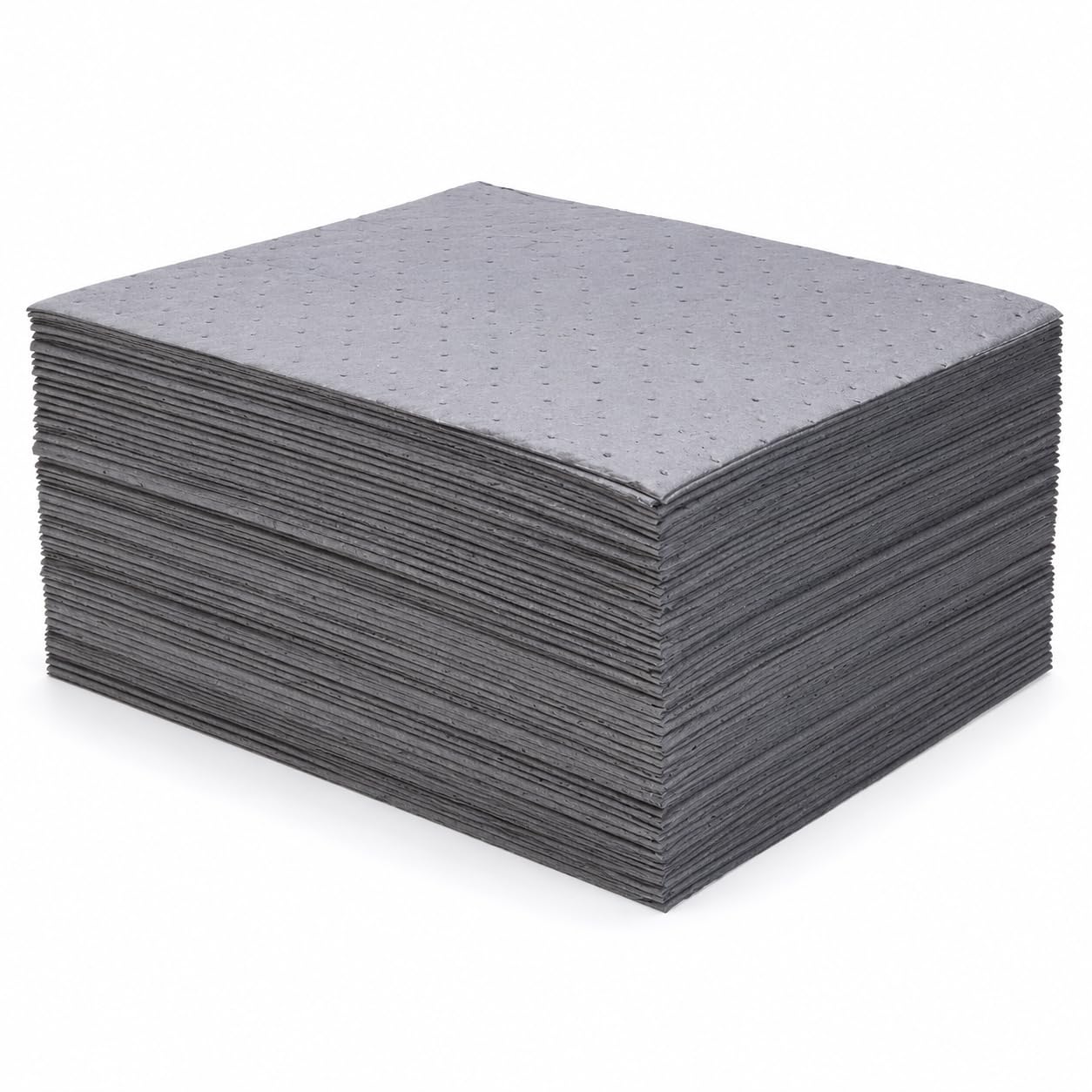ATERET Oil Mat I Medium Weight Universal Absorbent Pad I 15" x 18" I 100 Universal Absorbing Pads I Grey