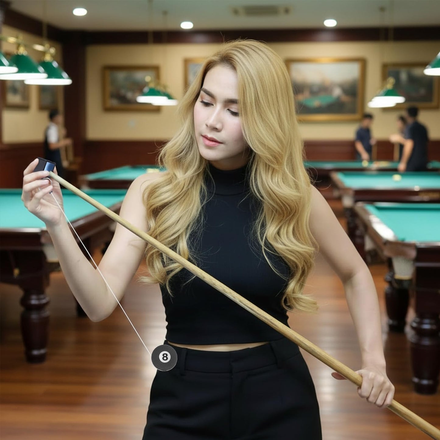 HaiFafafaing 2 Pcs Chalk Holder Pool Billiards - Retractable Cue Chalk Holder Pool with Belt Clip - Snooker Billiards Accessories