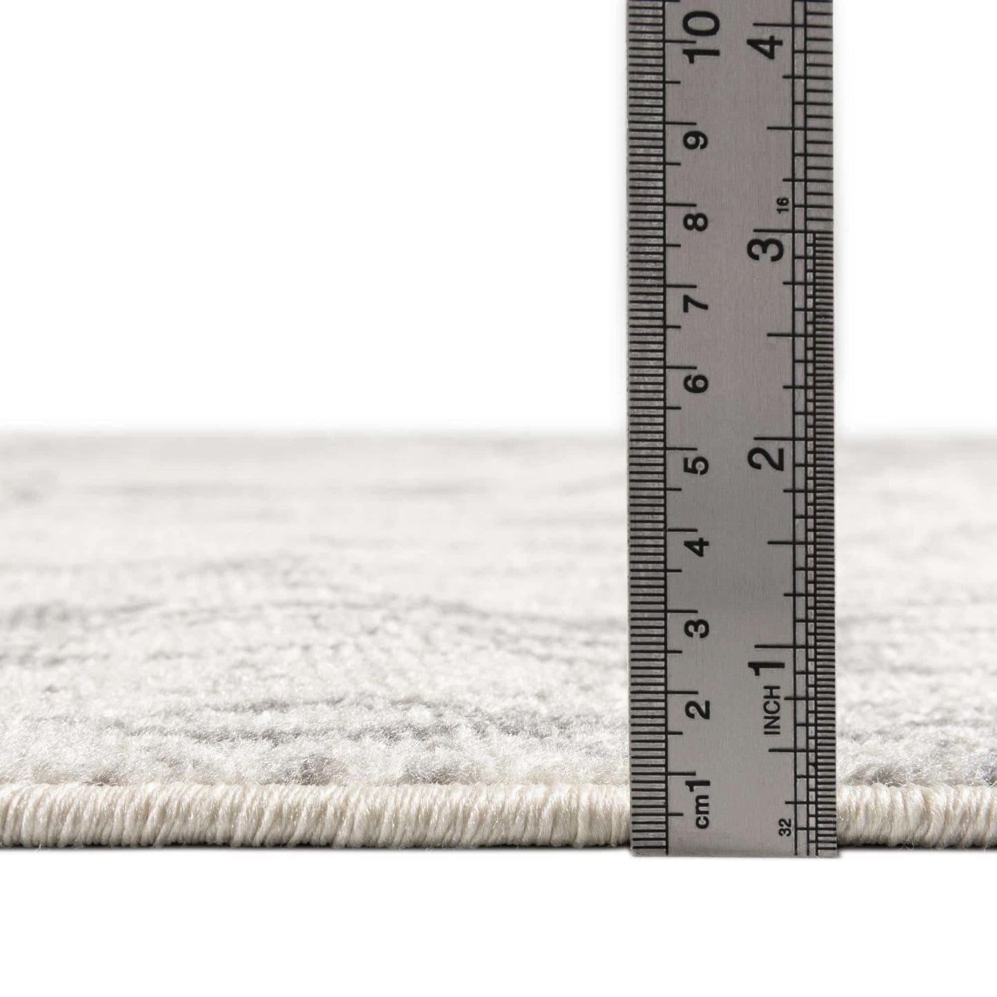 Unique Loom Lennon Collection Area Rug - Zal (5' 3" x 8' Rectangle, Ivory and Gray)