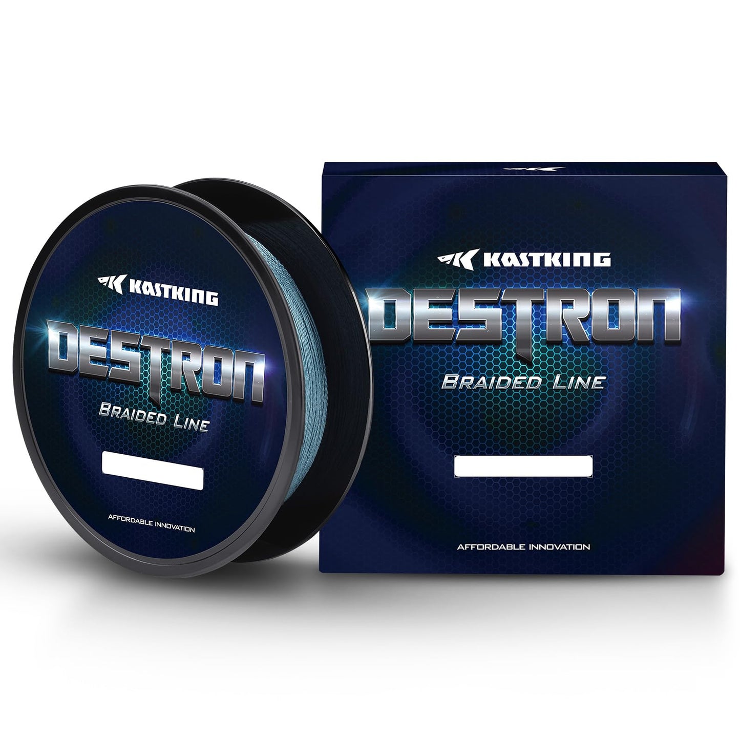 KastKing Destron Braided Fishing Line, Gray , 600 yds-6lb-0.11mm