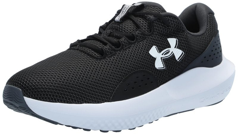 Under Armour Men's Surge 4, (002) Black/Anthracite/White, 10.5, US