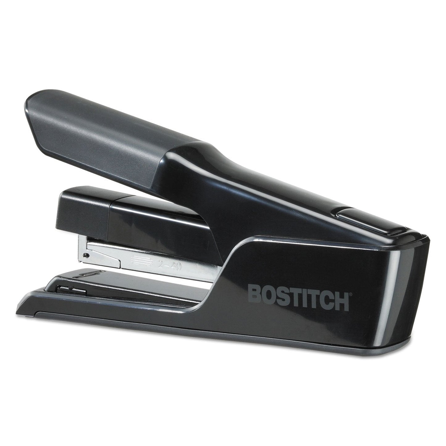 Bostitch Office EZ Squeeze 40 Sheet Flat Clinch Desktop Stapler, Reduced Effort, Black (B9040)