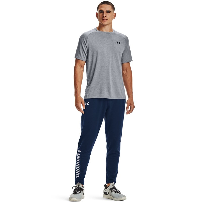Under Armour Men's Tech 2.0 Short-Sleeve T-Shirt , Steel Light Heather (036)/Black, Medium