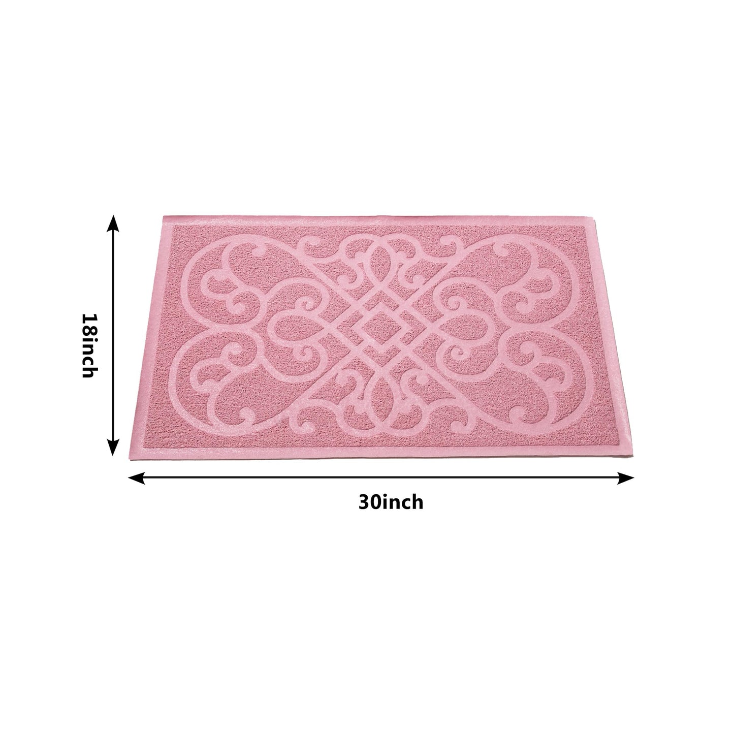 PetLike Cat Litter Box Mat, Thick Kitty Litter Trapping Mat, Durable,Waterproof &Washable with Non-Slip Backing, Soft on Kitty Paws and Easy to Clean, BPA Free