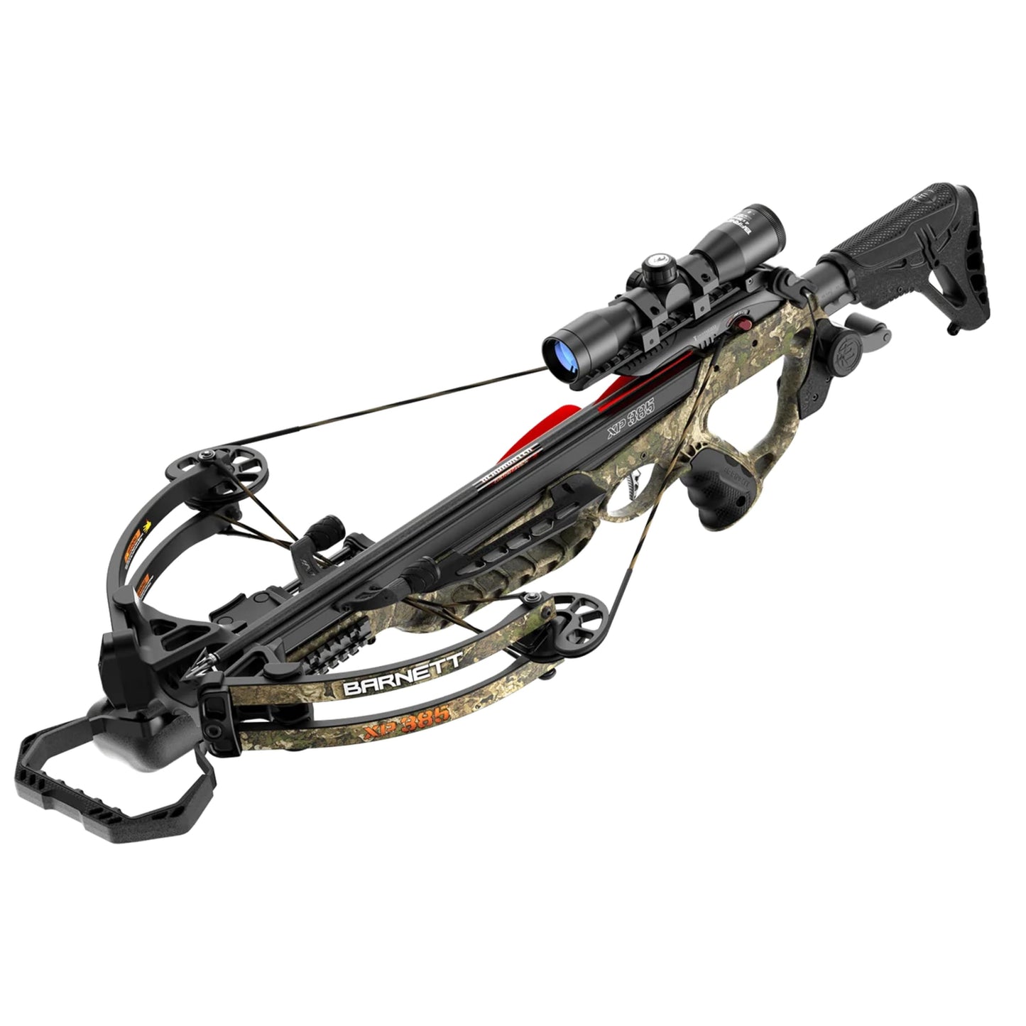Barnett Expedition 385 Hunting Crossbow - Compact, Fast 385fps, Adjustable Butt Stock, Veil Camo, Triggertech Trigger, 4x32 Scope, Aluminum Flight Track, Headhunter Bolts, with CCD.