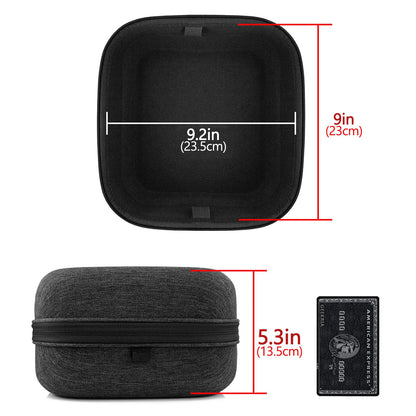 Geekria Shield Headphones Case Compatible with Sennheiser HD800S, HD800, HD820, HD700, HD660s2, HD650, PXC550 II, Replacement Hard Shell Travel Carrying Bag with Cable Storage (Dark Grey)