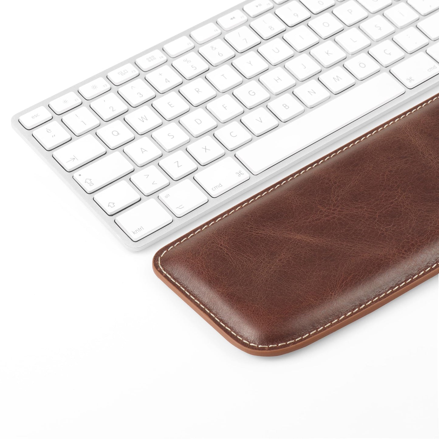 Londo Genuine Leather Keyboard Pad - Premium Ergonomic Support for Comfortable Typing at Work and Home