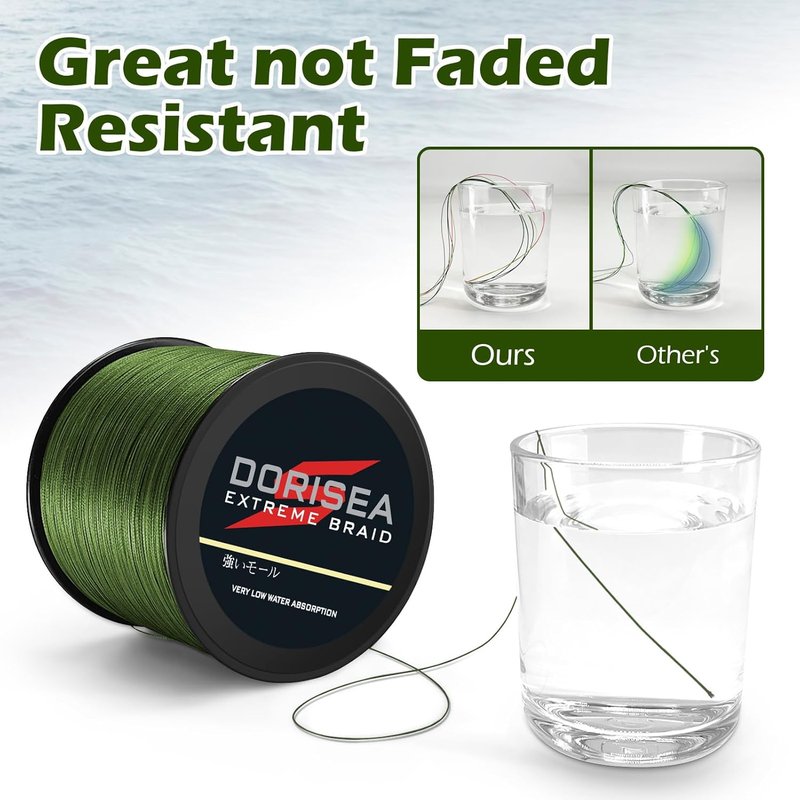 Extreme Braid 100% PE Black Braided Fishing Line - Zero Stretch, 109 Yards to 2187 Yards, 6-550 lb Test