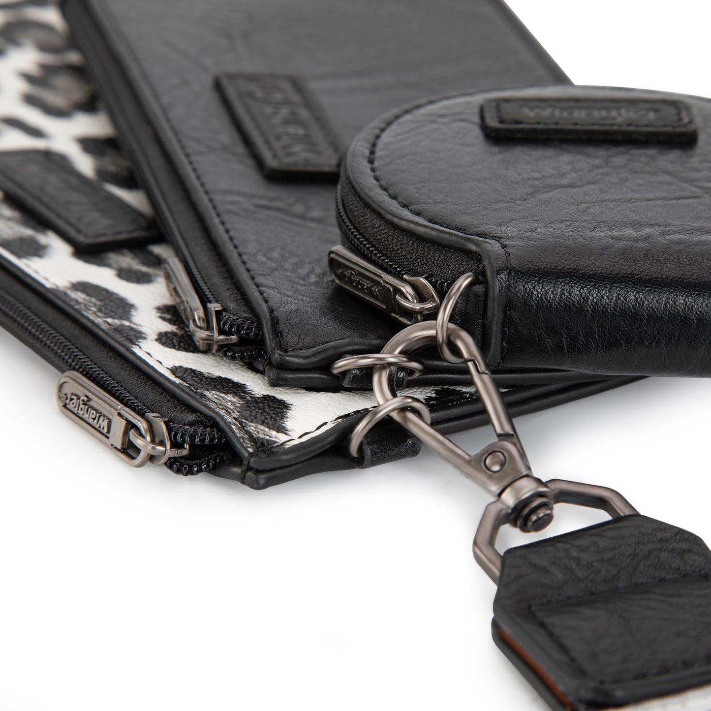 Montana West X Wrangler Wristlet Wallets for Women Dual Pouch Keychain Wristlet Wallet with Small Coin Pouch for Travel Sports Outdoors