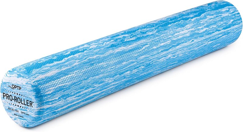 PRO-ROLLER Foam Roller - Standard Density for Back Massage & Deep Tissue Relief | 36" x 6", Blue