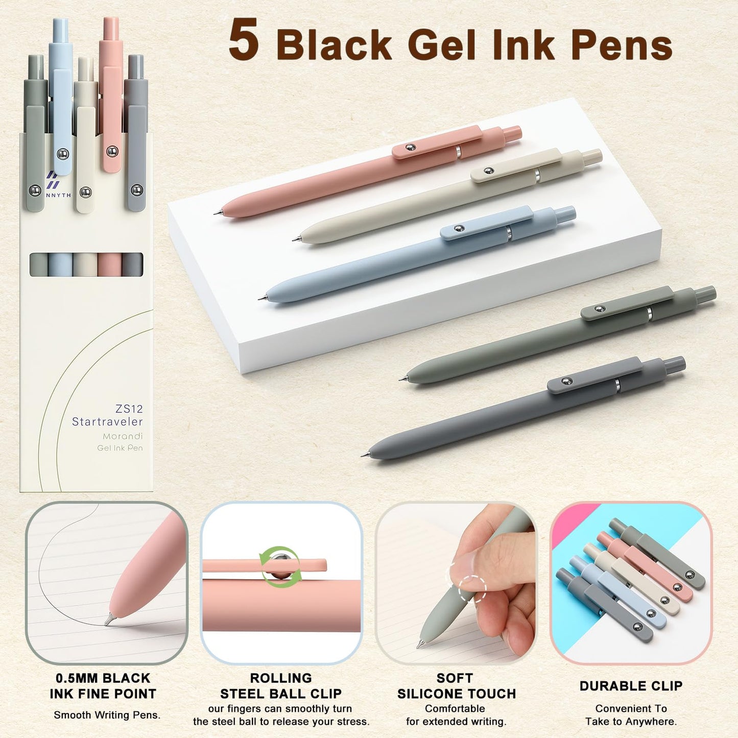 EudaBlos Stationery Gift Set for Women – 37PCS Aesthetic Journal Kit with A5 Spiral Notebooks, Gel Pens, Sticky Notes & Tabs, Premium Gift Box – Perfect for Birthday, Graduation & Holidays