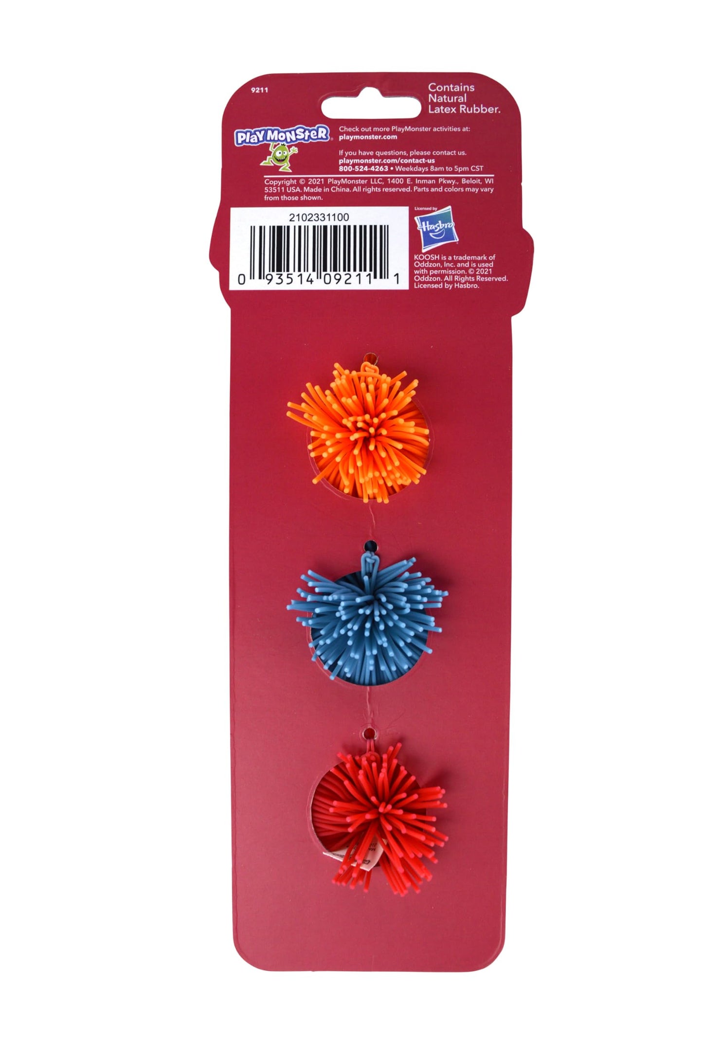 Koosh MINI Balls, Mini Variety 3 Pack - Beach Outdoor Games for Adults and Family, Fidget Toys, Koosh Balls, Screen-Free, Ages 3+