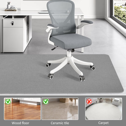 Office Chair Mat for Hardwood Floor & Tile Desk Mat for Rolling Chairs Protect Hardfloor Desk Area Rug for Workstations, Durable Chair Mat for Home and Office Use (Light Grey, 36X48 in)