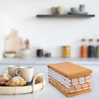 LANE LINEN Kitchen Towels Set of 12-100% Cotton, Quick-Drying 18” x 28”