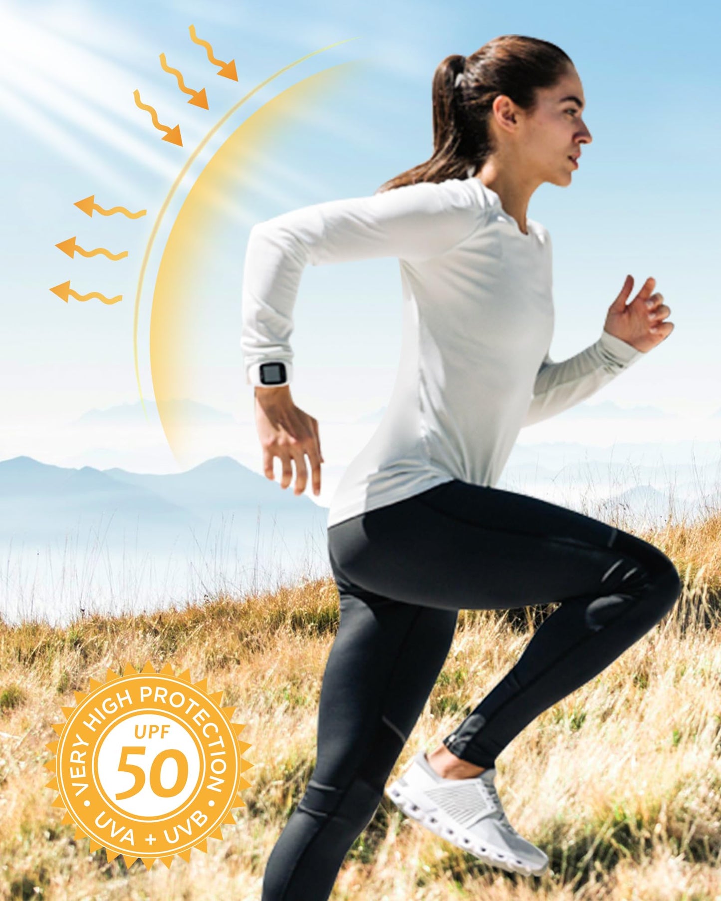 isnowood Swim Shirts for Women, UPF 50+ UV Sun Protection Long Sleeve Shirt, Lightweight Quick Dry Workout Hiking Running Rash Guard Top Lime Green