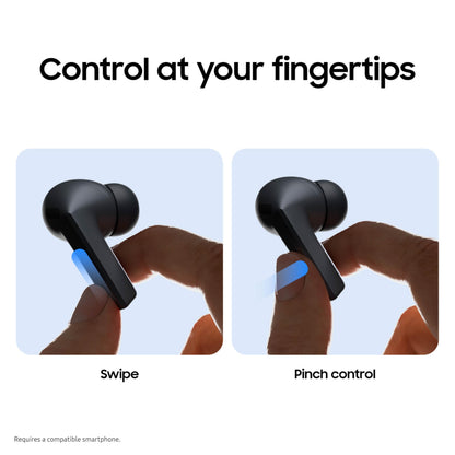 SAMSUNG Galaxy Buds 3 FE (2025) True Wireless Bluetooth Earbuds, Active Noise Cancellation, Powerful Sound, Clear Calls, Long Lasting Battery, Hands Free AI, Black [US Version, 2 Year Warranty]