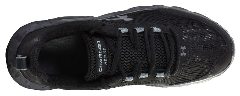 Under Armour Men's Charged Assert 9 Camo, Black/Black/Pitch Gray, 13 US