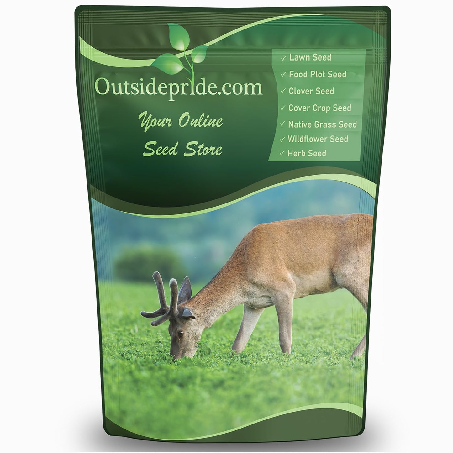 Outsidepride Perennial Clover King Seed Mix - 5 lbs Nitrocoated, Inoculated, Heat & Cold Tolerant, Alfalfa-Enhanced Food Plot Seeds for Deer & Wildlife, Ideal for Spring, Summer, & Winter Food Plots