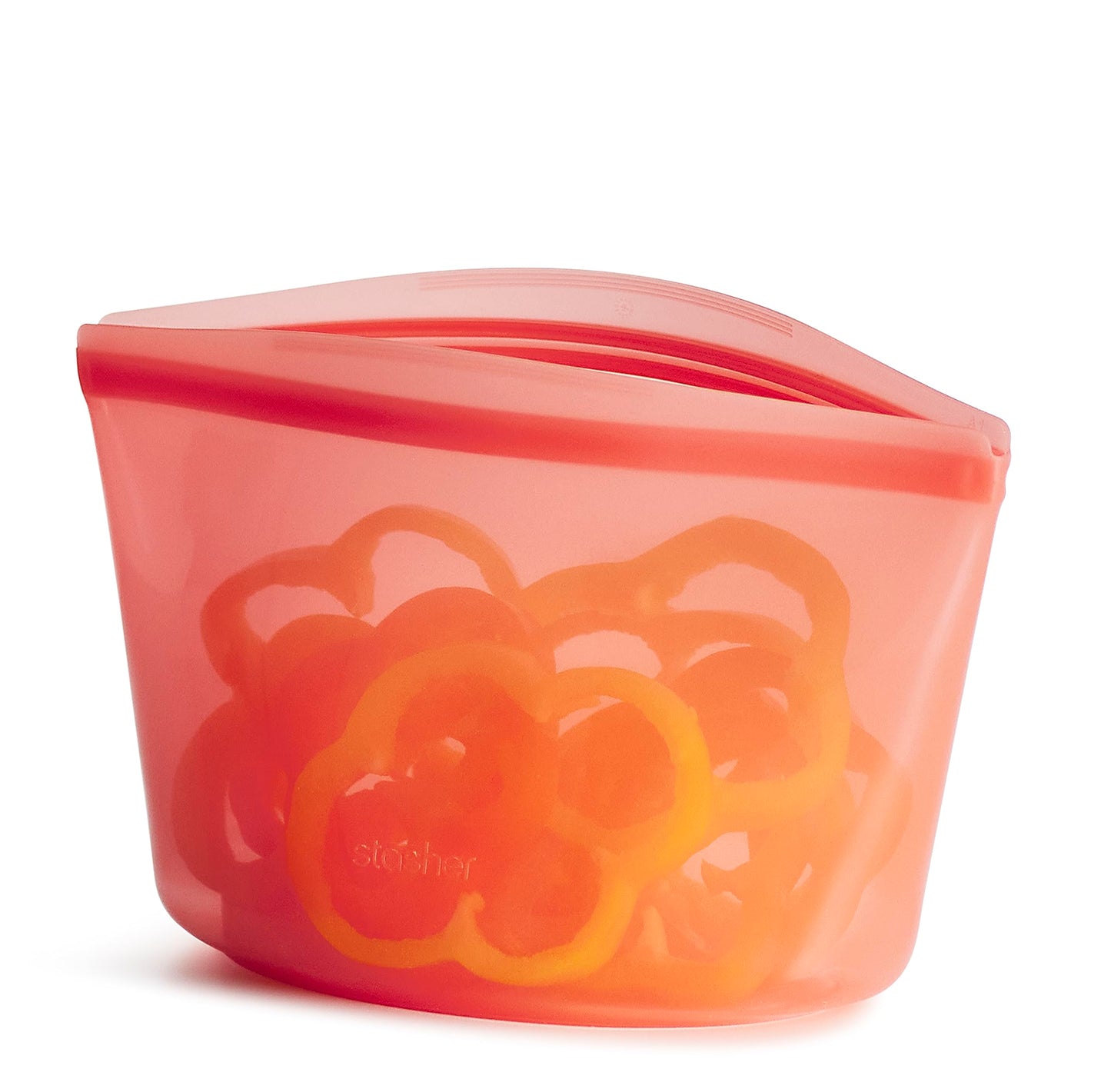 Stasher Premium Silicone Reusable Food Storage Bowl, Clear, Microwave, Sous Vide, Dishwasher, Oven and Freezer Safe, BPA Free, Leak-free, Eco-friendly, 4-Cup Bowl