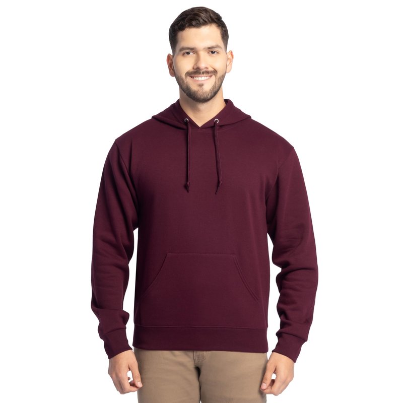 Fruit of the Loom Men's Eversoft Fleece Sweatshirts & Hoodies, Moisture Wicking & Breathable, Sizes S-4X, Pullover-Maroon, Medium