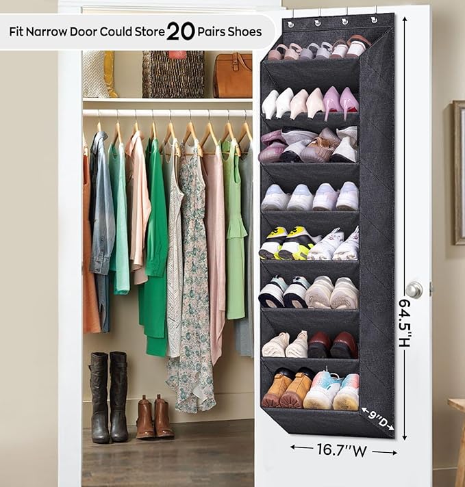 SLEEPING LAMB Over The Door Shoe Organizer