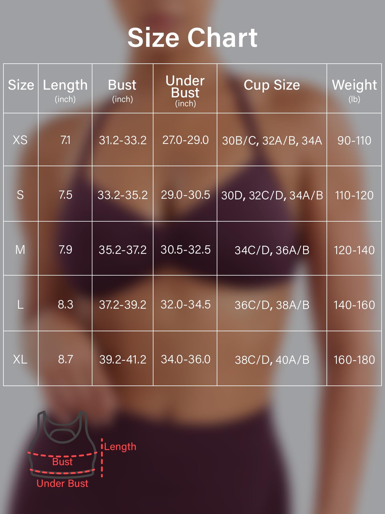 VOYJOY Impact Strappy Sports Bra Adjustable Padded Workout Bra for Women