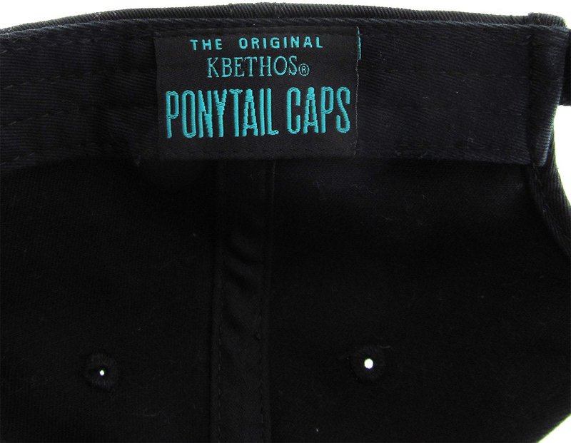 Pony-Classic BLK Classic Plain Ponytail Messy High Bun Headwear Adjustable Cotton Trucker Mesh Glitter Hat Baseball Cap (Adjustable, Black Classic)