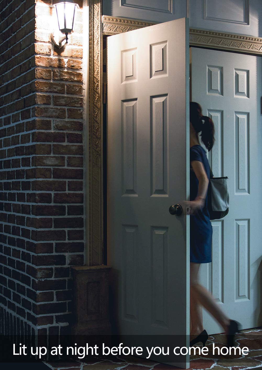 Sensor Lights Bulb Dusk to Dawn LED Light Bulbs Smart Lighting Lamp 7W E26/E27 Automatic On/Off, Indoor/Outdoor Yard Porch Patio Garage Garden (Warm White, 2 Pack)
